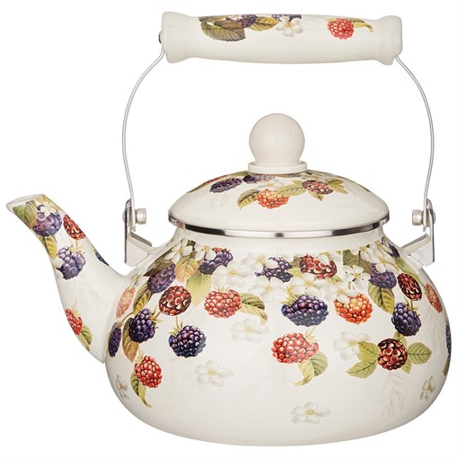 Чайник agness эмалированный;2,5л 24,3*21*15,5 см выс. с руч.=21,5 см - фото 402127