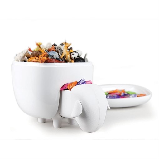 Держатель для ватных дисков Sheep, белый с белой крышкой - фото 402313