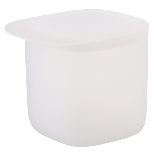 Контейнер для хранения с плоской крышкой, 600 мл, белый - фото 403099