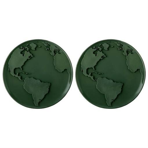 Набор подставок для кружки/стакана World Coaster, зеленые, 2 шт. - фото 403109