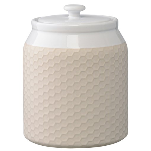 Банка для хранения Marshmallow, 1,3 л, кремовая - фото 403931