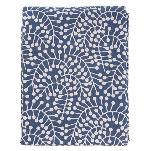 Скатерть темно-синего цвета с принтом Спелая Смородина из коллекции Scandinavian touch, 170х170 см - фото 404932