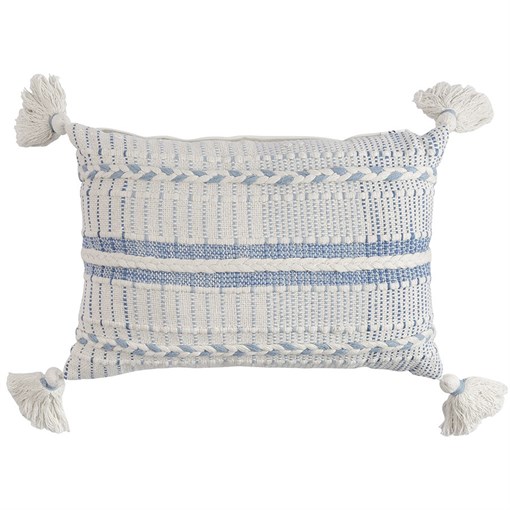 Подушка декоративная с вышивкой и кисточками из коллекции Ethnic , 35х60 см - фото 405231