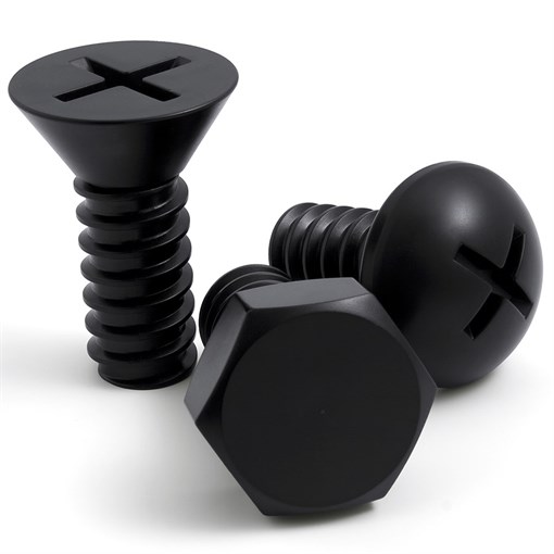 Набор вешалок Screw, черные, 3 шт. - фото 405669