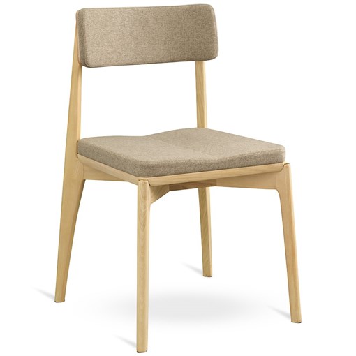 Стул Aska, рогожка, ясень/бежевый - фото 405963