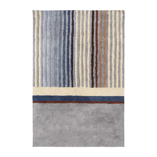 Ковер из хлопка с рисунком Tulip garden из коллекции Terra, 120х180 см - фото 406060