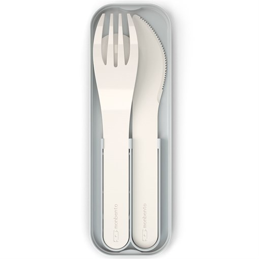 Набор из 3 столовых приборов в футляре MB Pocket, color natural - фото 407184