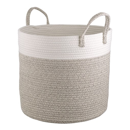 Корзина для хранения Iben, D40х36 см, кремовая/светло-бежевая - фото 407222