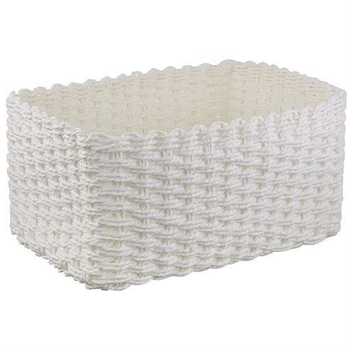 Корзина для хранения Hagen, 34х22х15 см, белая - фото 407391