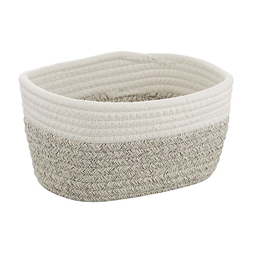 Корзина для хранения Filis, 20х15х11 см, кремовая/светло-бежевая - фото 407393