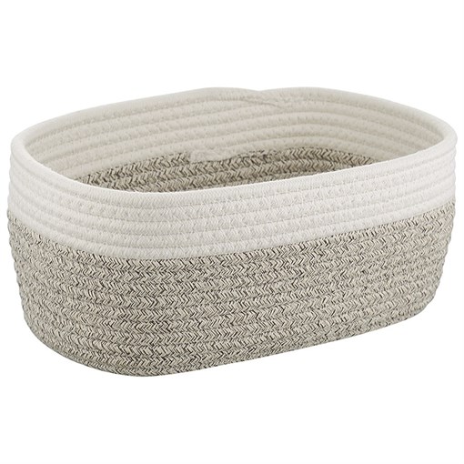 Корзина для хранения Filis, 30х22х14 см, кремовая/светло-бежевая - фото 407412