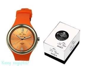 Часы наручные La Geer, d=4 см, оранжевые - фото 42759