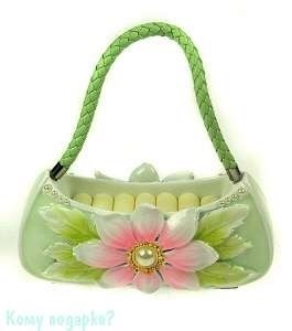 Подставка для колец "Сумочка", 6х15х11 см - фото 45968