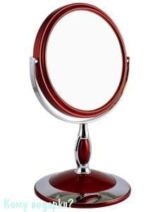 Двухстороннее настольное зеркало "Red", 15 см. - фото 47554