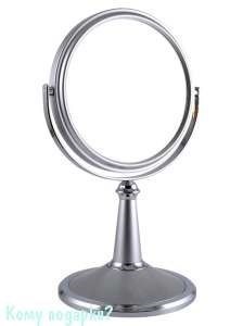 Зеркало настольное "Silver", двухстороннее, 15 см. - фото 47574