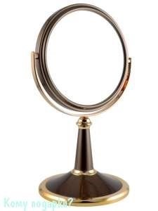 Зеркало настольное "Bronze&Gold", двухстороннее, 15 см. - фото 47577