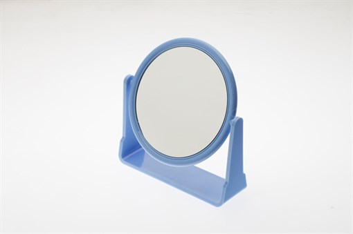 Зеркало настольное на подставке синего цвета Деваль Бьюти (Dewal Beauty) MR115 - фото 94231