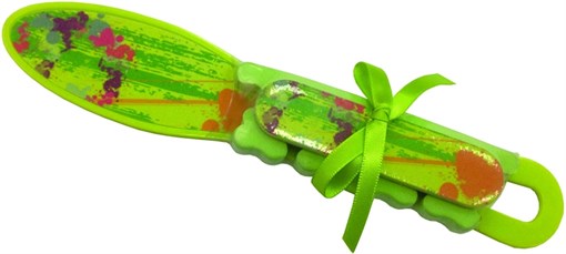 Набор педикюрный (терка, пилка, разделитель для пальцев) салатового цвета Деваль Бьюти (Dewal Beauty) NAB-2 - фото 94511
