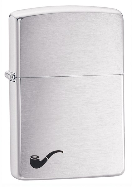 Зажигалка для трубки Zippo Brushed Chrome 200PL - фото 95121