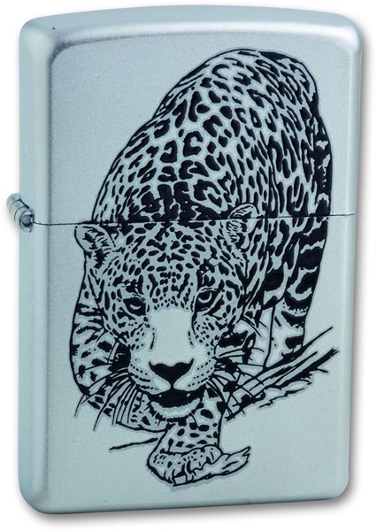 Широкая зажигалка Zippo LEOPARD 205 - фото 95207