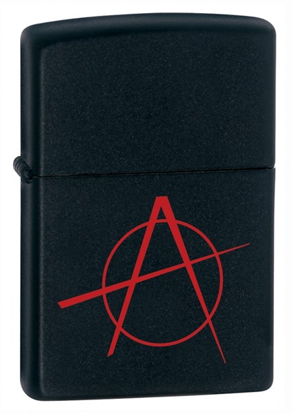 Широкая зажигалка Zippo Anarchy 20842 - фото 95698