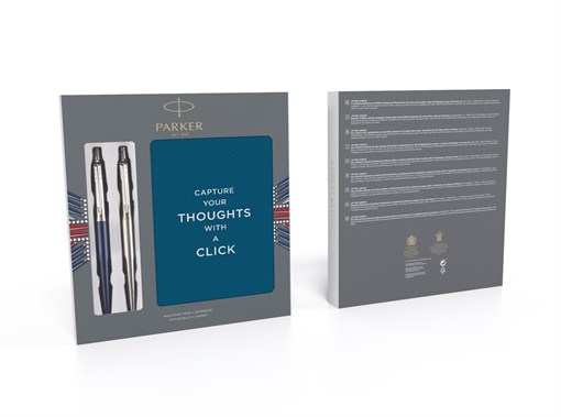 Набор: две шариковые ручки Jotter и блокнот Паркер (Parker) 2062782 - фото 97062