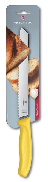 Нож для хлеба 21см SwissClassic Викторинокс (Victorinox) 6.8636.21L8B - фото 99733