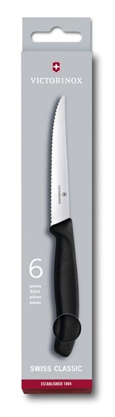 Кухонный набор ножей для стейка 11см SwissClassic Викторинокс (Victorinox) 6.7233.6 - фото 99808