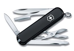 Нож перочинный Викторинокс (Victorinox) Executive, 74 мм, 10 функций, чёрный