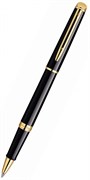 Ручка роллер Ватерман (Waterman) Hemisphere (S0920650) Mars Black GT F черные чернила подар.кор.