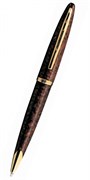 Ручка шариковая Ватерман (Waterman) Carene 21104 (S0700940) Amber GT M синие чернила подар.кор.