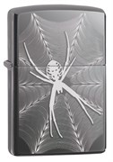Зажигалка Зиппо (Zippo) Classic с покрытием Black Ice®, латунь/сталь, чёрная, глянцевая, 36x12x56 мм