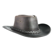 Шляпа ковбойская кожаная DE-720-L