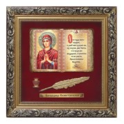 Православное панно Богородица Семистрельная бол. багет ПР-04-Б
