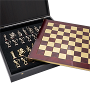 Шахматы сувенирные  Античные войны MP-S-15-28-RED