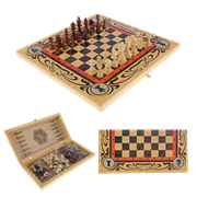 Набор игр шахматы нарды, шашки с доской Статус SA-SH-011