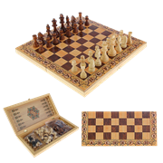 Набор игр шахматы нарды, шашки с доской Дебют SA-SH-013