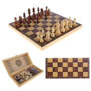 Набор игр шахматы нарды, шашки с доской Классика SA-SH-014