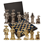 Шахматный набор Рыцари Средневековья MP-S-12-44-BLU