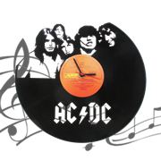 Часы  виниловая грампластинка   AC/DC WL-02