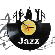 Часы виниловая грампластинка  Jazz WL-08