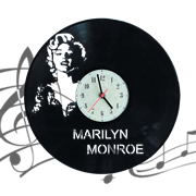 Часы виниловая грампластинка  Marilyn Monroe WL-09