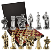 Шахматный набор Древняя Спарта MP-S-16-28-RED
