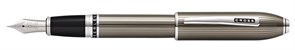 Ручка перьевая Кросс (Cross) Peerless Translucent Titanium Grey Engraved Lacquer AT0706-13MY