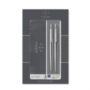 Подарочный набор Паркер (Parker) Jotter Core Stainless Steel CT  ручка шариковая и карандаш 2093256