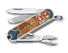 Нож перочинный Викторинокс (Victorinox) Classic LE2019 Gingerbread Love 0.6223.L1909