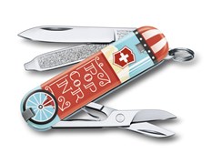 Нож перочинный Викторинокс (Victorinox) Classic LE2019 Let it Pop 0.6223.L1910