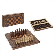 Игра настольная  Шахматы "Дракон", L39 W19,5 H4,5 см