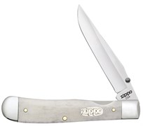 Нож перочинный Zippo Smooth Natural Bone Trapperlock 105 мм 50596