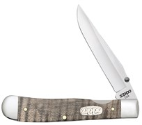 Нож перочинный Zippo Natural Curly Maple Wood Trapperlock 105 мм 50609